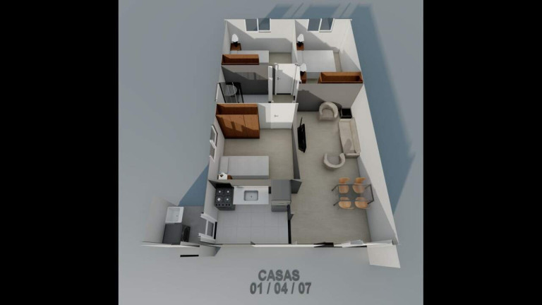 Imagem Casa com 3 Quartos à Venda, 54 m² em Chácaras Granja Pousada Del Rey - Santa Luzia