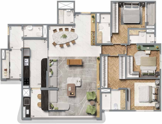 Imagem Apartamento com 3 Quartos à Venda, 192 m² em Vila Formosa - São Paulo Imagem Apartamento com 3 Quartos à Venda, 192 m² em Vila Formosa - São Paulo