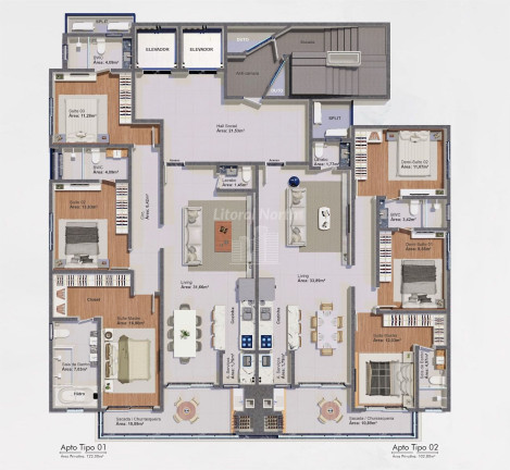 Imagem Apartamento com 3 Quartos à Venda, 122 m² em Fazenda - Itajaí Imagem Apartamento com 3 Quartos à Venda, 122 m² em Fazenda - Itajaí