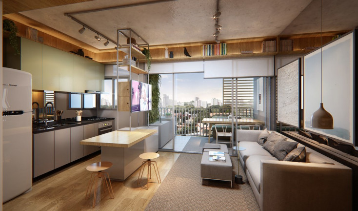 Imagem Apartamento com 1 Quarto à Venda, 47 m² em Pinheiros - São Paulo Imagem Apartamento com 1 Quarto à Venda, 47 m² em Pinheiros - São Paulo