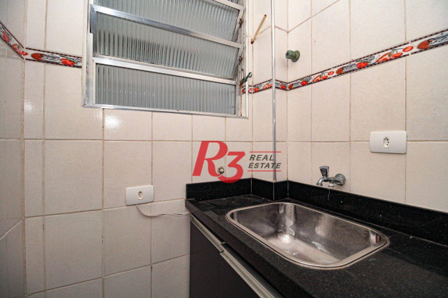 Imagem Apartamento com 1 Quarto à Venda, 35 m² em José Menino - Santos