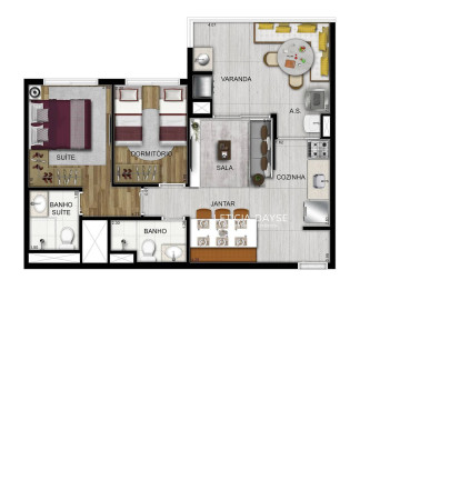 Imagem Apartamento com 2 Quartos à Venda, 60 m² em Vila Esperança - São Paulo Imagem Apartamento com 2 Quartos à Venda, 60 m² em Vila Esperança - São Paulo