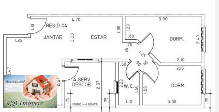 Apartamento com 2 Quartos à Venda, 41.986 m² em Vila Príncipe De Gales - Santo André