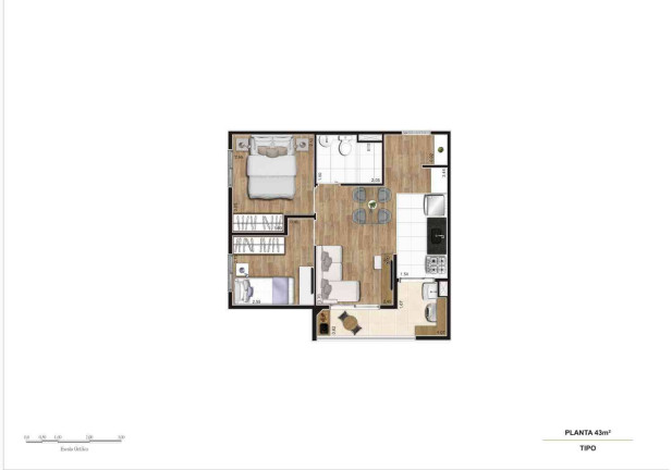Imagem Apartamento com 2 Quartos à Venda, 41 m² em Vila São João - Guarulhos
