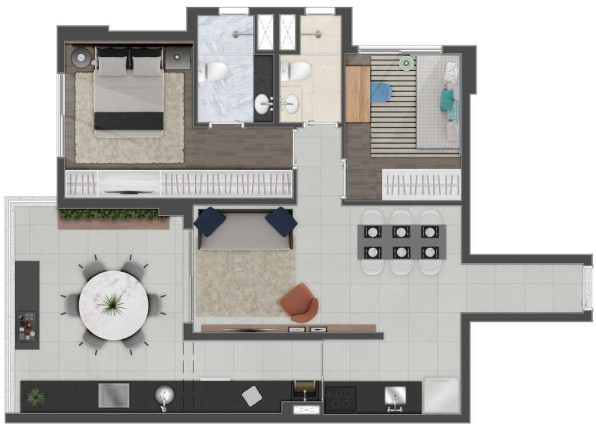 Foto do imóvel Apartamento com 2 Quartos à Venda, 131 m² em Cerqueira César - São Paulo