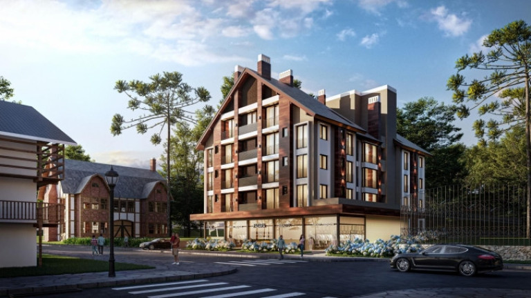 Apartamento com 2 Quartos à Venda, 74 m² em Floresta - Gramado