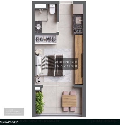 Imagem Imóvel com 1 Quarto à Venda, 26 m² em Vila Clementino - São Paulo Imagem Imóvel com 1 Quarto à Venda, 26 m² em Vila Clementino - São Paulo
