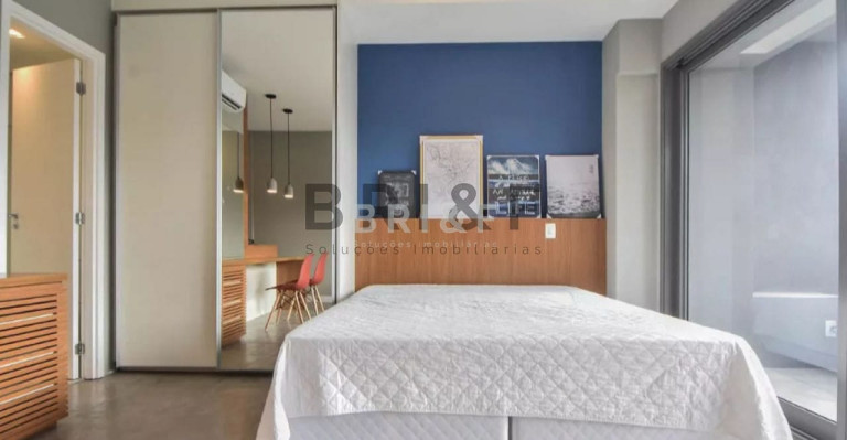 Imagem Apartamento com 1 Quarto para Alugar, 41 m² em Brooklin - São Paulo