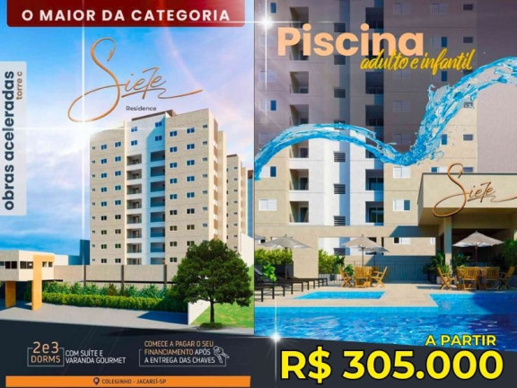 Imagem Apartamento com 2 Quartos para Alugar, 74 m² em Jardim Coleginho - Jacareí Imagem Apartamento com 2 Quartos para Alugar, 74 m² em Jardim Coleginho - Jacareí