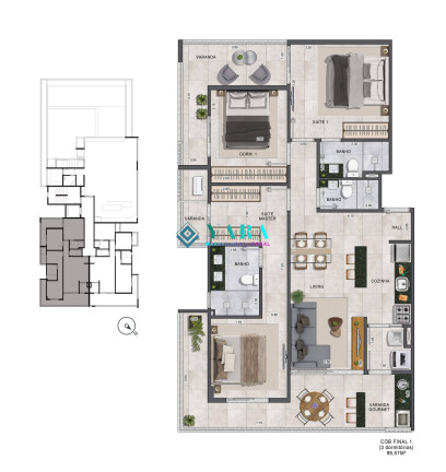 Imagem Apartamento com 2 Quartos à Venda, 67 m² em Itaguá - Ubatuba Imagem Apartamento com 2 Quartos à Venda, 67 m² em Itaguá - Ubatuba