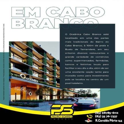 Imagem Apartamento com 1 Quarto à Venda, 25 m² em Cabo Branco - João Pessoa Imagem Apartamento com 1 Quarto à Venda, 25 m² em Cabo Branco - João Pessoa