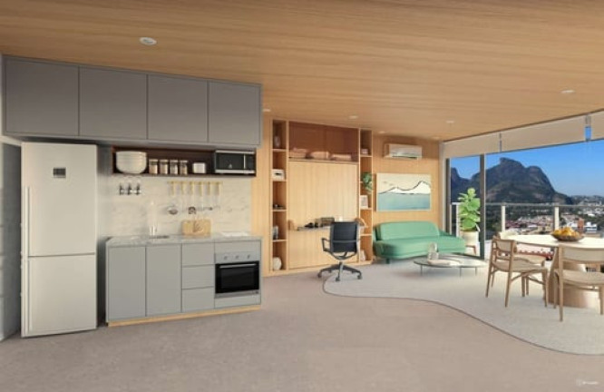 Imagem Cobertura com 1 Quarto à Venda, 80 m² em Barra Da Tijuca - Rio De Janeiro