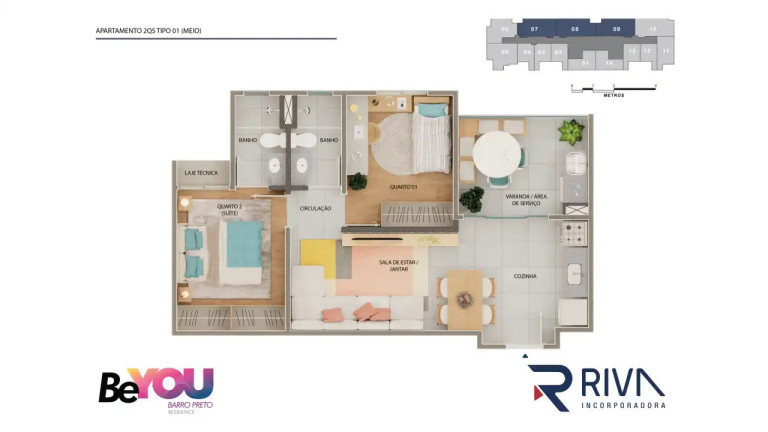 Imagem Apartamento com 2 Quartos à Venda, 54 m² em Barro Preto - Belo Horizonte Imagem Apartamento com 2 Quartos à Venda, 54 m² em Barro Preto - Belo Horizonte