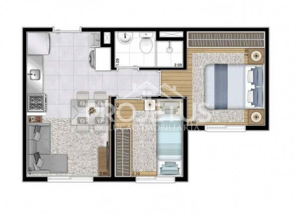 Imagem Apartamento com 2 Quartos à Venda, 32 m² em Vila Socorro - São Paulo