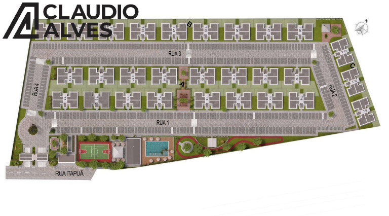 Imagem Apartamento com 2 Quartos à Venda, 40 m² em Mangabeira - Feira De Santana