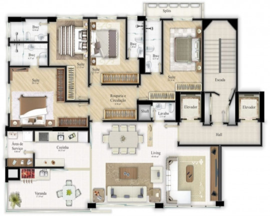 Imagem Imóvel com 4 Quartos à Venda, 198 m² em Centro - Itapema