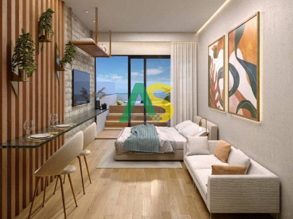 Imagem Flat com 1 Quarto à Venda, 22 m² em Porto De Galinhas - Ipojuca