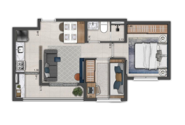 Imagem Apartamento com 2 Quartos à Venda, 39 m² em Alto De Pinheiros - São Paulo Imagem Apartamento com 2 Quartos à Venda, 39 m² em Alto De Pinheiros - São Paulo