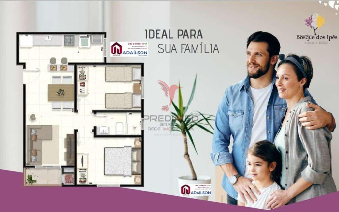 Imagem Apartamento com 2 Quartos à Venda, 59 m² em Biguaçu - Biguaçu Imagem Apartamento com 2 Quartos à Venda, 59 m² em Biguaçu - Biguaçu