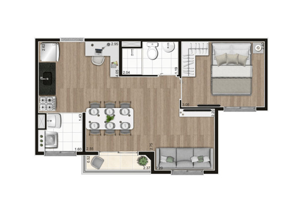 Imagem Imóvel com 2 Quartos à Venda, 37 m² em Terceira Divisão De Interlagos - São Paulo Imagem Imóvel com 2 Quartos à Venda, 37 m² em Terceira Divisão De Interlagos - São Paulo
