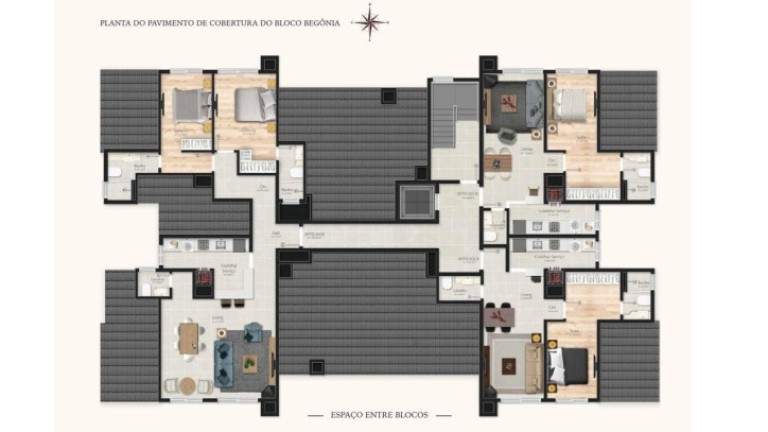 Imagem Cobertura com 1 Quarto à Venda, 56 m² em Centro - Canela Imagem Cobertura com 1 Quarto à Venda, 56 m² em Centro - Canela