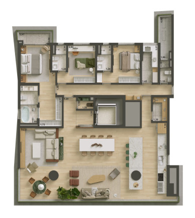 Imagem Imóvel com 4 Quartos à Venda, 302 m² em Brooklin Paulista - São Paulo Imagem Imóvel com 4 Quartos à Venda, 302 m² em Brooklin Paulista - São Paulo