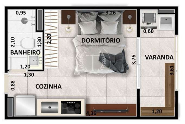 Imagem Apartamento com 2 Quartos à Venda, 38 m² em Vila Parque Jabaquara - São Paulo