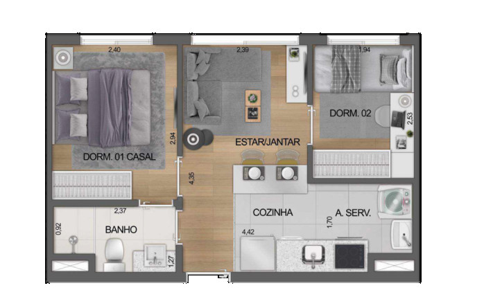 Imagem Apartamento com 2 Quartos à Venda, 33 m² em Moema - São Paulo Imagem Apartamento com 2 Quartos à Venda, 33 m² em Moema - São Paulo