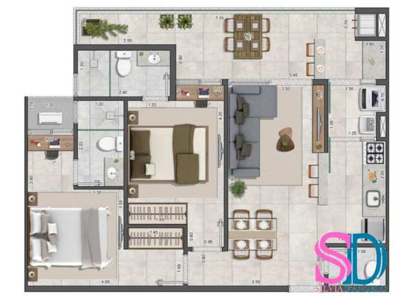 Imagem Apartamento com 2 Quartos à Venda, 66 m² em Itaguá - Ubatuba Imagem Apartamento com 2 Quartos à Venda, 66 m² em Itaguá - Ubatuba