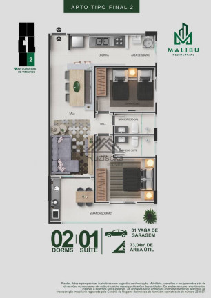 Imagem Apartamento com 2 Quartos à Venda, 59 m² em Centro - Itanhaém