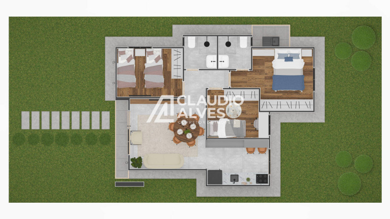Imagem Casa de Condomínio com 3 Quartos à Venda, 172 m² em Registro - Feira De Santana