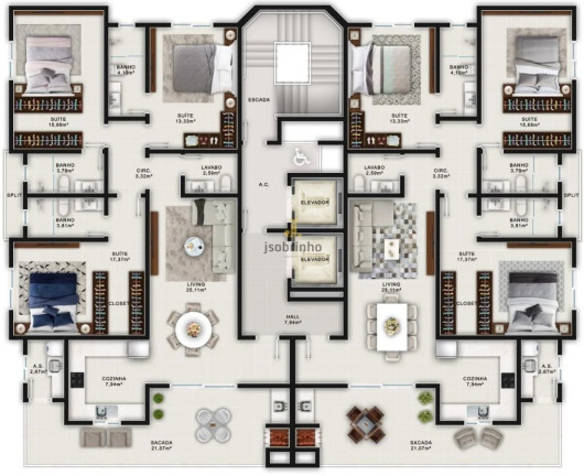 Imagem Cobertura com 5 Quartos à Venda, 270 m² em Meia Praia - Itapema Imagem Cobertura com 5 Quartos à Venda, 270 m² em Meia Praia - Itapema