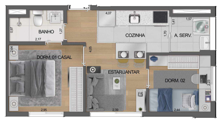 Imagem Apartamento com 2 Quartos à Venda, 33 m² em Moema - São Paulo Imagem Apartamento com 2 Quartos à Venda, 33 m² em Moema - São Paulo