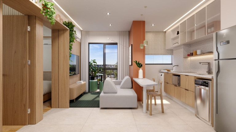 Imagem Apartamento com 2 Quartos à Venda, 37 m² em Santo Amaro - São Paulo