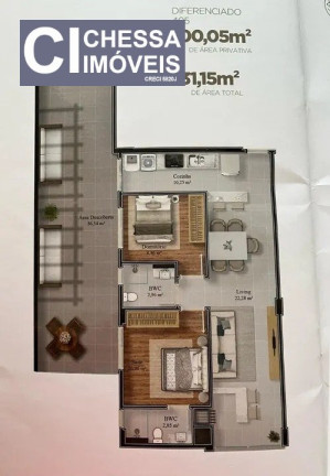 Imagem Apartamento com 2 Quartos à Venda, 131 m² em São Judas - Itajaí Imagem Apartamento com 2 Quartos à Venda, 131 m² em São Judas - Itajaí