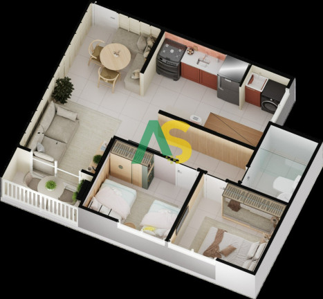 Imagem Imóvel com 2 Quartos à Venda, 49 m² em Desterro - Abreu E Lima Imagem Imóvel com 2 Quartos à Venda, 49 m² em Desterro - Abreu E Lima