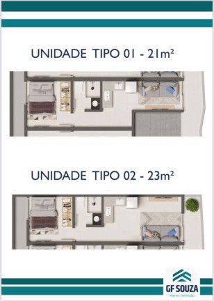 Imagem Apartamento com 1 Quarto à Venda, 21 m² em Ipojuca