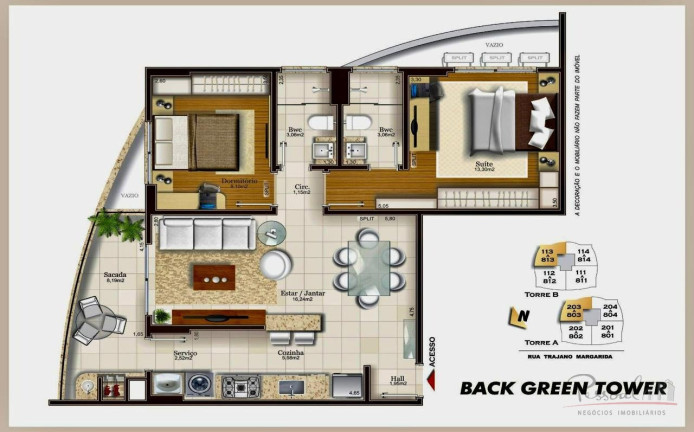 Foto do imóvel Apartamento com 2 Quartos à Venda,  em Trindade - Florianópolis