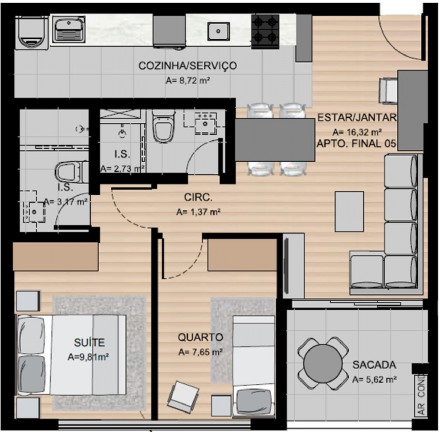 Imagem Apartamento com 2 Quartos à Venda, 67 m² em Bigorrilho - Curitiba Imagem Apartamento com 2 Quartos à Venda, 67 m² em Bigorrilho - Curitiba