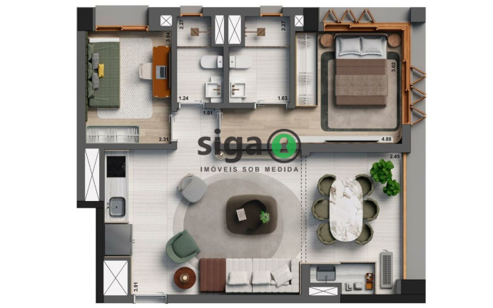 Imagem Apartamento com 2 Quartos à Venda, 70 m² em Jardim Paulista - São Paulo Imagem Apartamento com 2 Quartos à Venda, 70 m² em Jardim Paulista - São Paulo