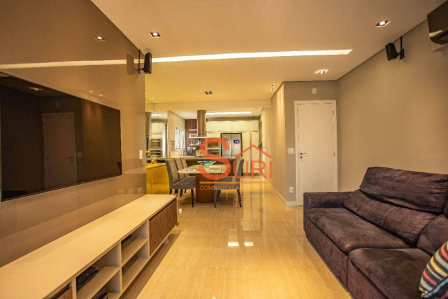 Apartamento com 3 Quartos à Venda, 96 m² em Vila Valparaíso - Santo André
