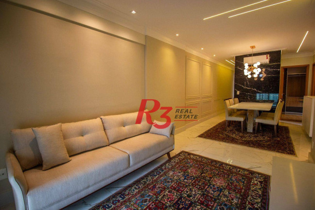 Imagem Apartamento com 3 Quartos à Venda, 104 m² em Gonzaga - Santos