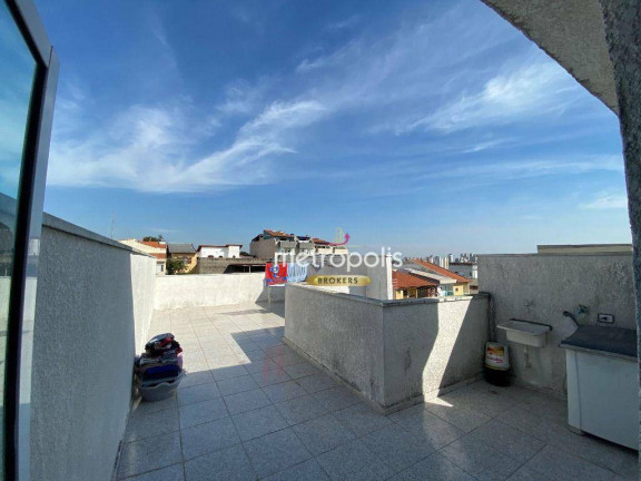 Imagem Cobertura com 2 Quartos à Venda, 100 m² em Vila Scarpelli - Santo André