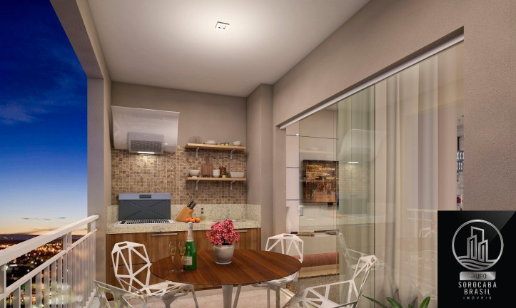 Imagem Apartamento com 3 Quartos à Venda, 96 m² em Além Ponte - Sorocaba