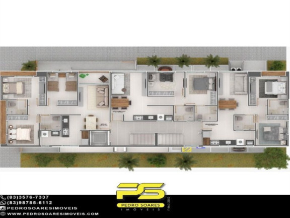 Imagem Apartamento com 3 Quartos à Venda, 85 m² em Bancários - João Pessoa Imagem Apartamento com 3 Quartos à Venda, 85 m² em Bancários - João Pessoa