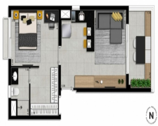 Imagem Apartamento com 1 Quarto à Venda, 24 m² em Paraíso - São Paulo