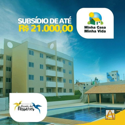 Casa de Condomínio com 2 Quartos à Venda, 61 m² em Nova Parnamirim - Parnamirim