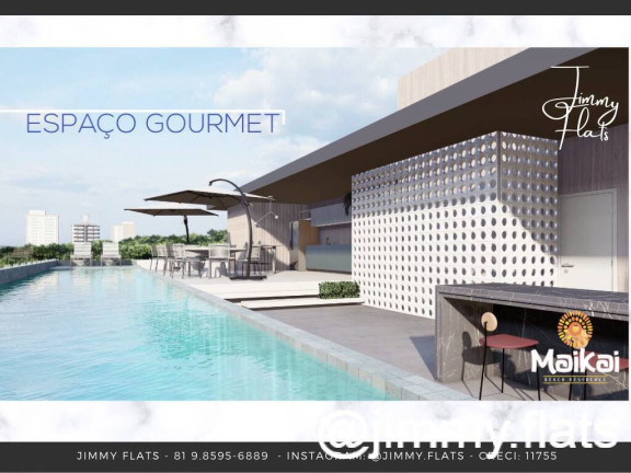 Imagem Apartamento com 1 Quarto à Venda, 20 m² em Centro, Porto De Galinhas - Ipojuca