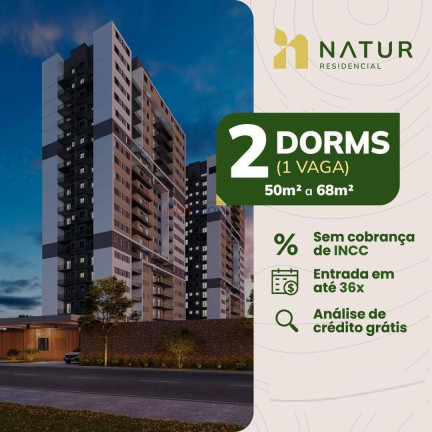 Apartamento com 2 Quartos à Venda, 67 m² em Parque Das Nações - Atibaia