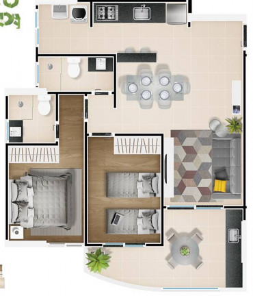 Imagem Apartamento com 2 Quartos à Venda, 80 m² em Vila Atlantica - Mongagua Imagem Apartamento com 2 Quartos à Venda, 80 m² em Vila Atlantica - Mongagua